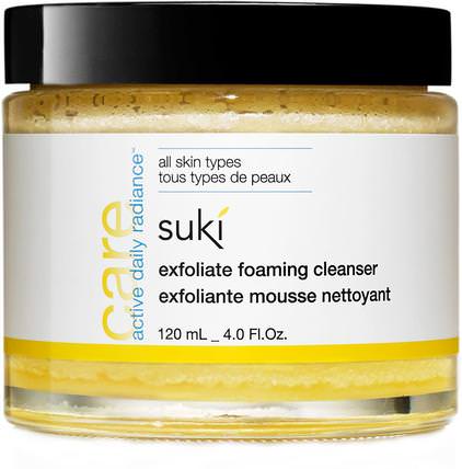 Exfoliate Foaming Cleanser, 4.0 fl oz (120 ml) by Suki Rescue, 美容，面部去角質，面部護理，洗面奶 HK 香港