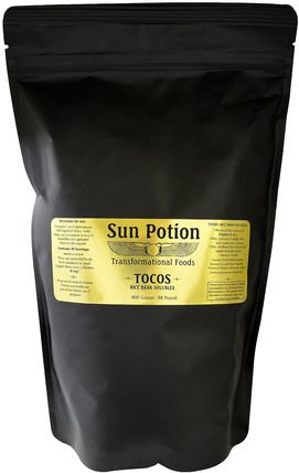 Organic Tocos Rice Bran Solubles Powder, Large, 0.88 lb (400 g) by Sun Potion, 維生素，維生素E，維生素E，生育三烯酚，補品，米糠 HK 香港