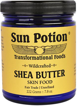 Shea Butter Wildcrafted in Ghana, 7.8 oz (222 g) by Sun Potion, 健康，皮膚，乳木果油 HK 香港