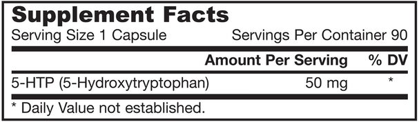 補充劑，5-htp，5-htp 50 mg - Jarrow Formulas, 5-HTP, 50 mg, 90 Capsules