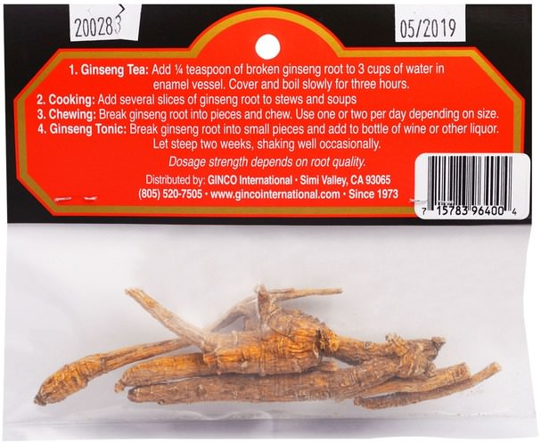 補充劑，adaptogen - Imperial Elixir, Ginseng Root, American Cultivated, 1/2 oz
