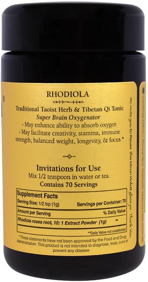 補充劑，adaptogen，rhodiola rosea - Sun Potion, Rhodiola Powder, Wildcrafted, 2.5 oz (70 g)