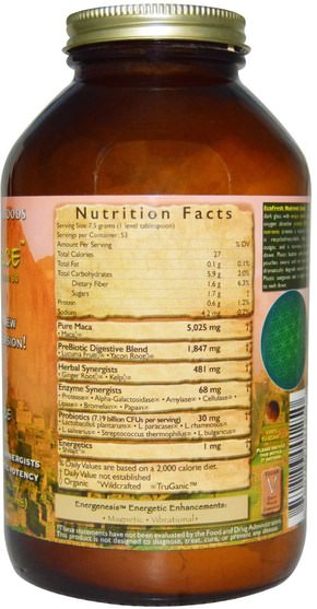 補品，adaptogen，超級食品 - HealthForce Nutritionals, MacaForce, Version 3.0, Lucuma Spice, 14.11 oz (400 g)