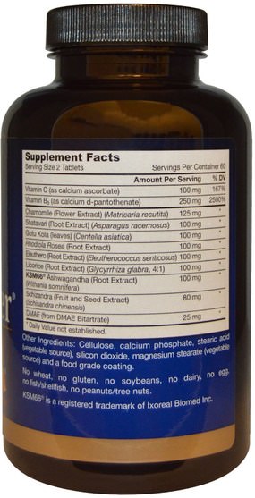 補充劑，腎上腺支持 - Jarrow Formulas, Adrenal Optimizer, 120 Tablets