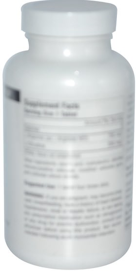 補充劑，氨基酸，氨基酸組合 - Source Naturals, L-Arginine L-Citrulline Complex, 1.000 mg, 120 Tablets