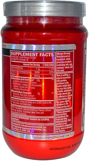 補充劑，氨基酸，bcaa（支鏈氨基酸），運動，運動 - BSN, Amino X, Effervescent BCAA Formula, Watermelon, 15.3 oz (435 g)