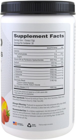 補充劑，氨基酸，bcaa（支鏈氨基酸），運動，鍛煉 - Scivation, Xtend BCAAs, Strawberry Mango, 13.7 oz (390 g)