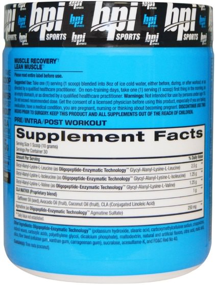 補充劑，氨基酸，bpi運動肌肉，bcaa（支鏈氨基酸） - BPI Sports, Best BCAA, Cherry Lime, 10.58 oz (300 g)