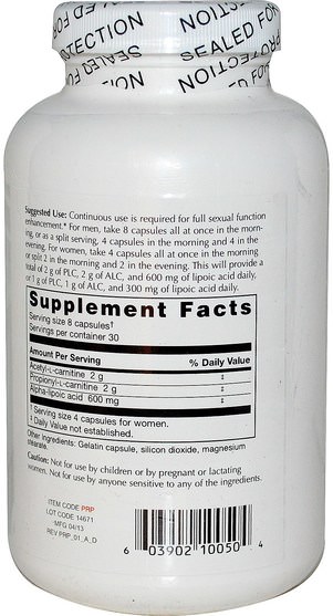補充劑，氨基酸，左旋肉鹼，乙酰左旋肉鹼 - Life Enhancement, Propel, 240 Capsules