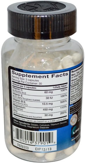 補充劑，合成代謝補品，礦物質 - Dymatize Nutrition, ZForce, 90 Capsules