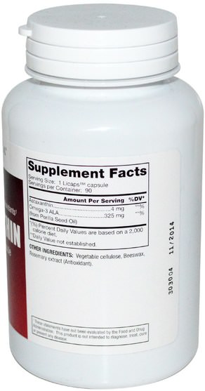 補充劑，抗氧化劑，蝦青素 - Dr. Mercola, Astaxanthin, 90 Licaps Capsules