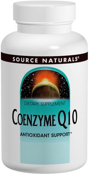 補充劑，抗氧化劑，輔酶q10 - Source Naturals, Coenzyme Q10, 200 mg, 60 Softgels