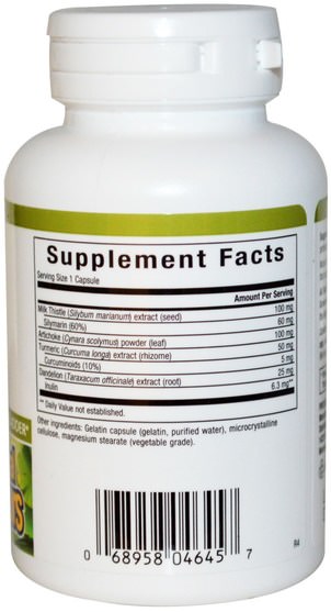 補充劑，抗氧化劑，薑黃素，薑黃，健康，朝鮮薊 - Natural Factors, Liv-Gall Cleanse, 90 Capsules