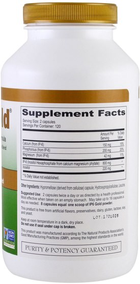 補充劑，抗氧化劑，ip 6 - IP-6 International, IP6 Gold, Immune Support Formula, 240 Vegetarian Capsules