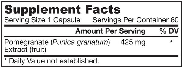 補充劑，抗氧化劑，石榴汁提取物 - Jarrow Formulas, PomGuard, 60 Veggie Caps