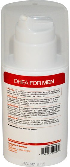 補品，dhea，男人 - Life Flo Health, DHEA For Men, 4 oz (113 g)