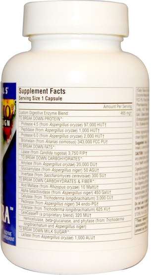 補充劑，消化酶 - Source Naturals, Essential EnzymesUltra, 90 Capsules