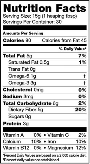 補充劑，efa omega 3 6 9（epa dha），正大種子 - Sunfood, Chia Seed Powder, Raw Organic 1 lb (454 g)