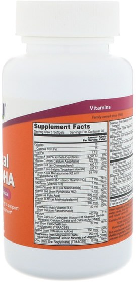 補充劑，efa omega 3 6 9（epa dha），dha，epa，維生素，產前多種維生素 - Now Foods, Prenatal Gels + DHA, 90 Softgels