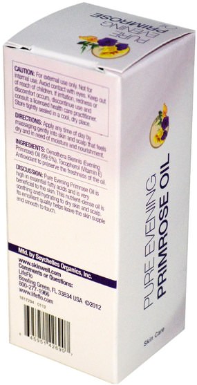 補充劑，efa omega 3 6 9（epa dha），月見草油，月見草油液 - Life Flo Health, Pure Evening Primrose Oil, 4 fl oz (118 ml)