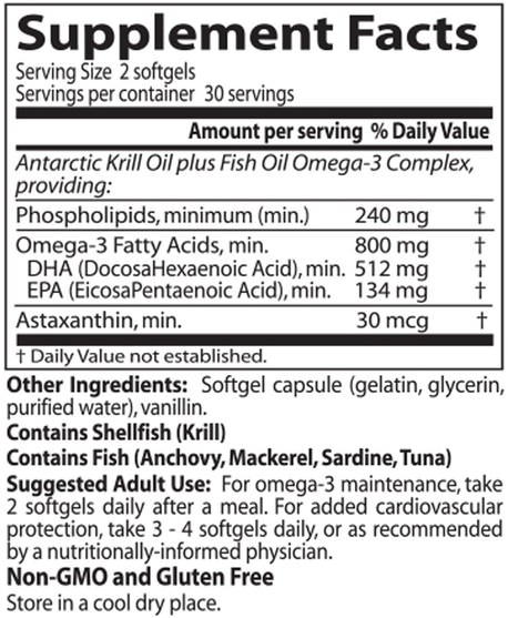 補充劑，efa omega 3 6 9（epa dha），磷蝦油，磷蝦油海王星 - Doctors Best, Real Krill, Enhanced with DHA & EPA, 60 Softgels