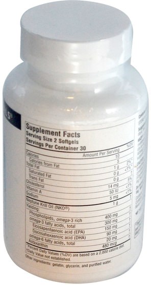 補充劑，efa omega 3 6 9（epa dha），磷蝦油，磷蝦油海王星，健康，經前期 - Source Naturals, NKO, Neptune Krill Oil, 500 mg, 60 Softgels