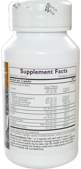 補充劑，酶 - Enzymatic Therapy, DigestRight, 90 Veggie Caps