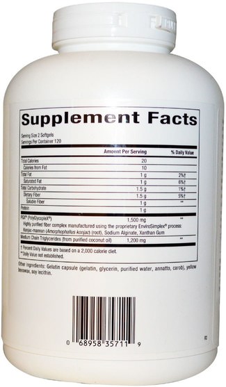 補品，纖維，葡甘聚醣（魔芋根），pgx - Natural Factors, PGX Daily, Ultra Matrix Softgels, 750 mg, 240 Softgels