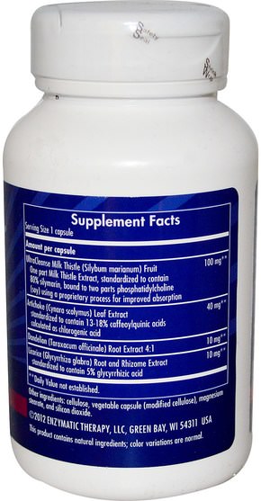補品，健康，排毒 - Enzymatic Therapy, Super Milk Thistle, Liver Health, 120 Veggie Caps
