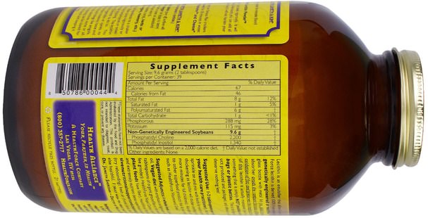 補品，卵磷脂，健康 - HealthForce Nutritionals, Non-GMO Lecithin Powder, 13.2 oz (375 g)