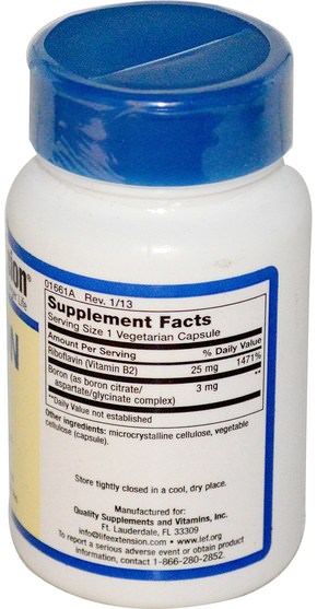 補充劑，礦物質，硼 - Life Extension, Boron, 3 mg, 100 Veggie Caps