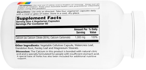 補品，礦物質，檸檬酸鈣 - Solaray, Calcium Citrate, 240 Veggie Caps