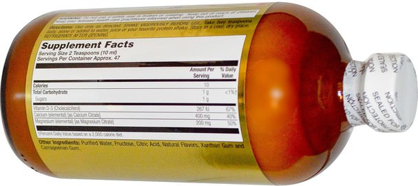 補充劑，礦物質，鈣和鎂 - Life Time, Calcium Magnesium Citrate, Natural Strawberry Flavor, 16 fl oz (473 ml)