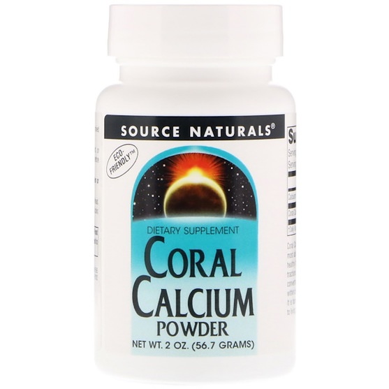 補品，礦物質，鈣 - Source Naturals, Coral Calcium, Powder, 2 oz (56.7 g)
