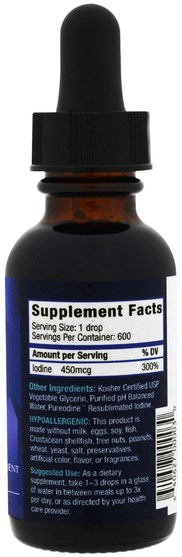 補品，礦物質，健康，甲狀腺 - Harmonic Innerprizes, Nascent Iodine, 1 fl oz (30 ml)