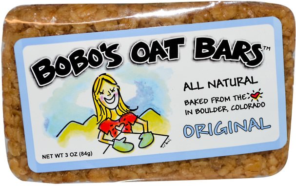 補充劑，營養棒，食品，燕麥燕麥片 - Bobos Oat Bars, Original, 3 oz (85 g)