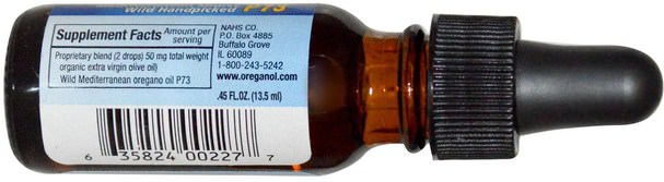 補充劑，牛至油，牛至油液 - North American Herb & Spice Co., Oreganol, Super Strength.45 fl oz (13.5 ml)