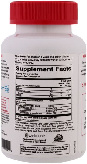 補充劑，gummies，益生菌，兒童益生菌 - SmartyPants, Kids Probiotic Complete, Strawberry Creme, 4 Billion CFU, 60 Gummies