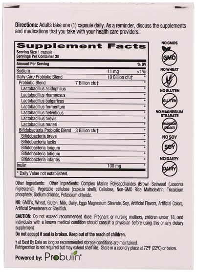 補充劑，益生菌 - Greens First, Pro Daily Care Probiotic, 30 Capsules