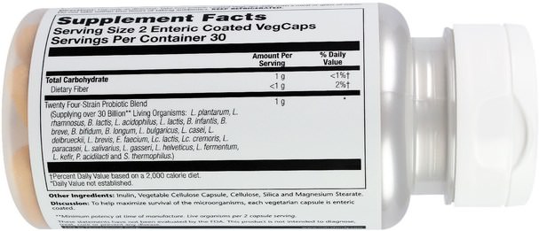 補充劑，益生菌 - Solaray, Super Multidophilus 24, 30 Billion CFU, 60 Coated Vegcaps