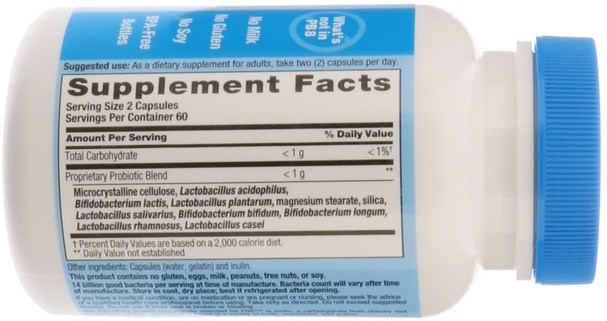 補充劑，益生菌，穩定的益生菌 - Nutrition Now, PB8, Original Formula, 120 Capsules