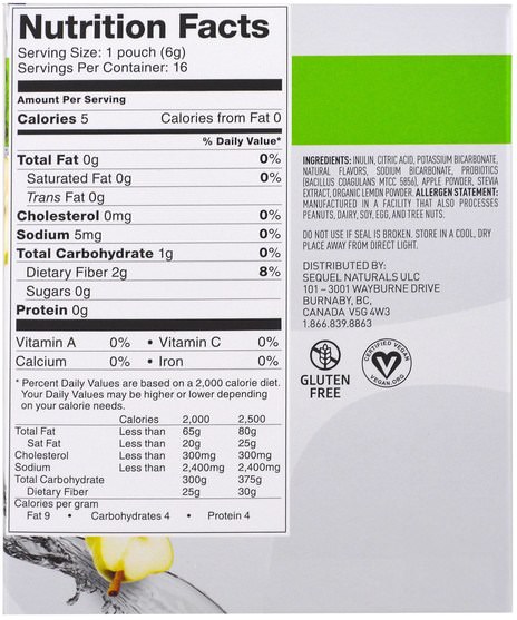 補充劑，益生菌，穩定的益生菌 - Vega, Vega Drink Mix, Probiotics, Elderflower Pear Flavored, 16 Pouches, 0.2 oz (5.6 g) Each