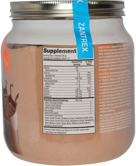 補充劑，蛋白質，脂肪燃燒器 - Zoller Laboratories, Fat Burning Protein Powder, Triple Chocolate Fudge, 1 lb 3 oz (542 g)