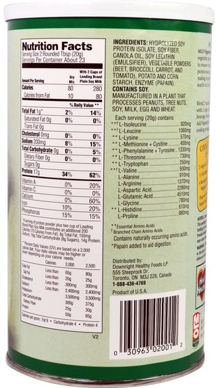 補充劑，蛋白質 - MLO Natural, Vegetable Protein Powder, 16 oz (454 g)