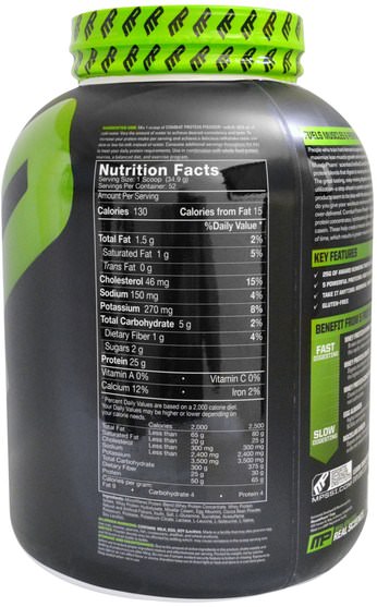 補充劑，蛋白質 - MusclePharm, Sport Series, Combat Protein Powder, Chocolate Milk, 4 lbs (1814 g)