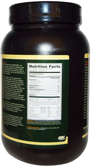 補充劑，蛋白質奶昔，運動 - Optimum Nutrition, 100% Oats & Whey, Vanilla Bean, 3.0 lbs (1.363 g)
