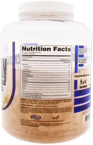 補充劑，蛋白質，運動蛋白質 - Gaspari Nutrition, Precision Protein, Neapolitan Ice Cream, 4 lbs (1.81 kg)