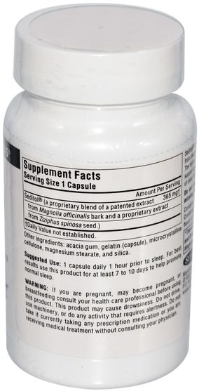 補充，睡覺 - Source Naturals, Seditol, 365 mg, 30 Capsules