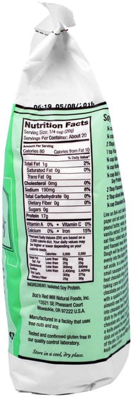 補充劑，豆製品，大豆蛋白 - Bobs Red Mill, Soy Protein Powder, 14 oz (396 g)