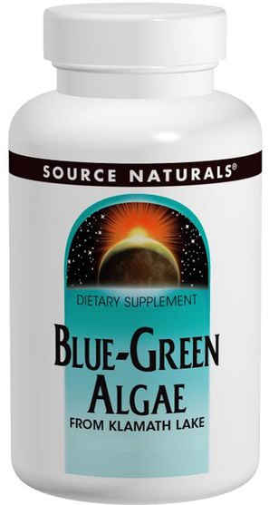 補品，超級食品，各種藍綠藻 - Source Naturals, Blue-Green Algae Powder, 4 oz (113.4 g)
